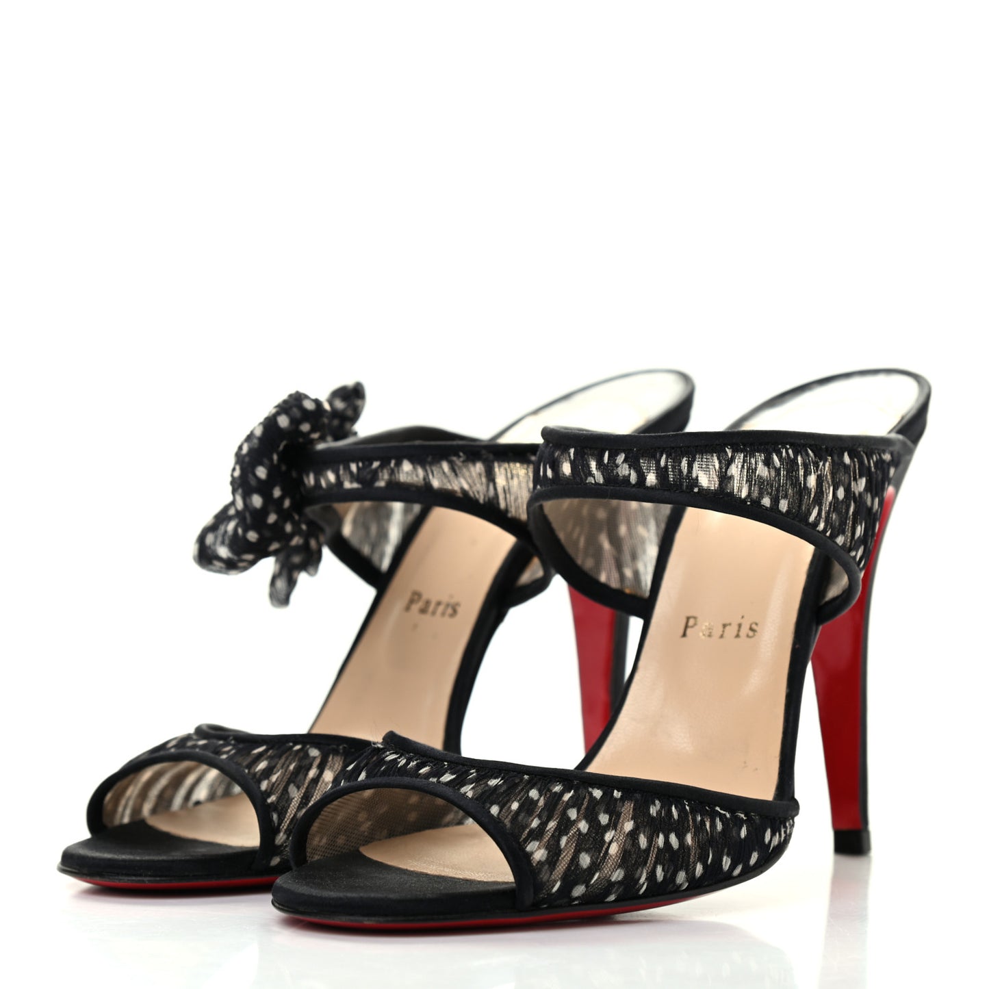 Crepe Satin Chiffon Miss Chief 100 Pumps 38 Black