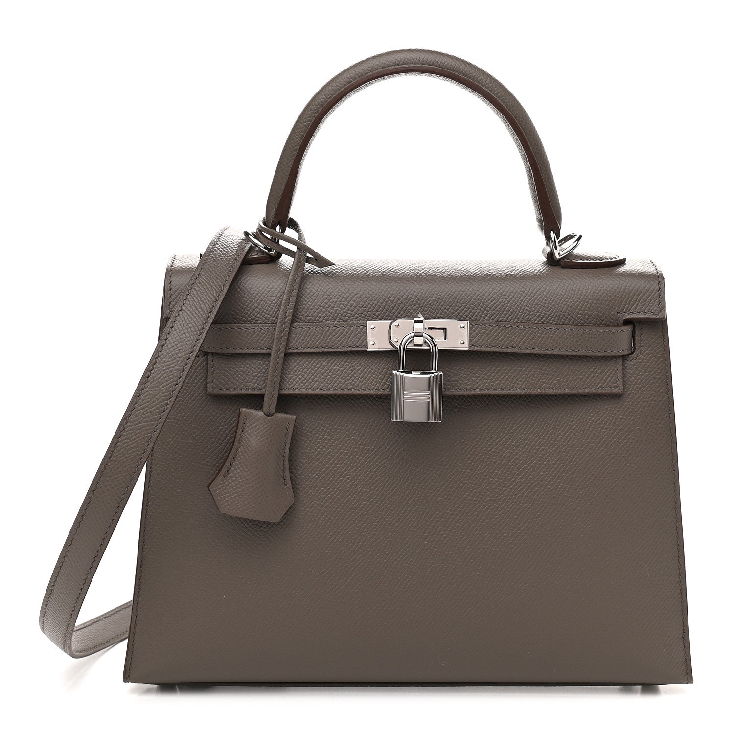 Hermes Epsom Kelly Sellier 25 Etain 1 of 10