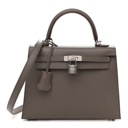 Hermes Epsom Kelly Sellier 25 Etain 1 of 10