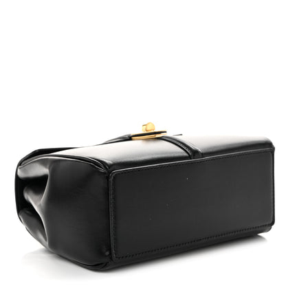 Celine Satinated Calfskin Mini 16 Top Handle Bag Black 4 of 10