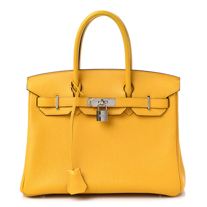 Hermes Togo Birkin 30 Soleil 1 of 14
