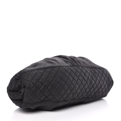 Chanel Jersey Melrose Cabas Black 4 of 10