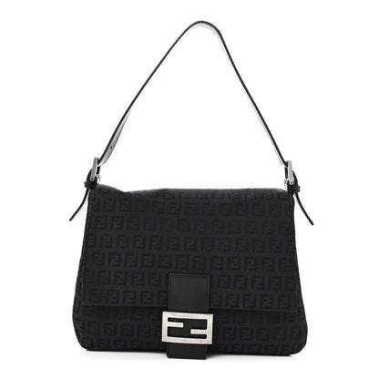 Fendi Zucchino Mama Baguette Black 1 of 10