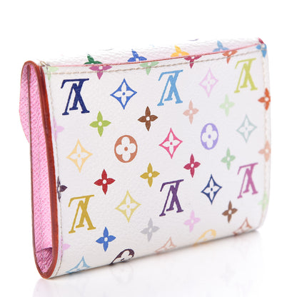 Louis Vuitton Monogram Multicolor Business Card Holder White Litchi 3 of 7