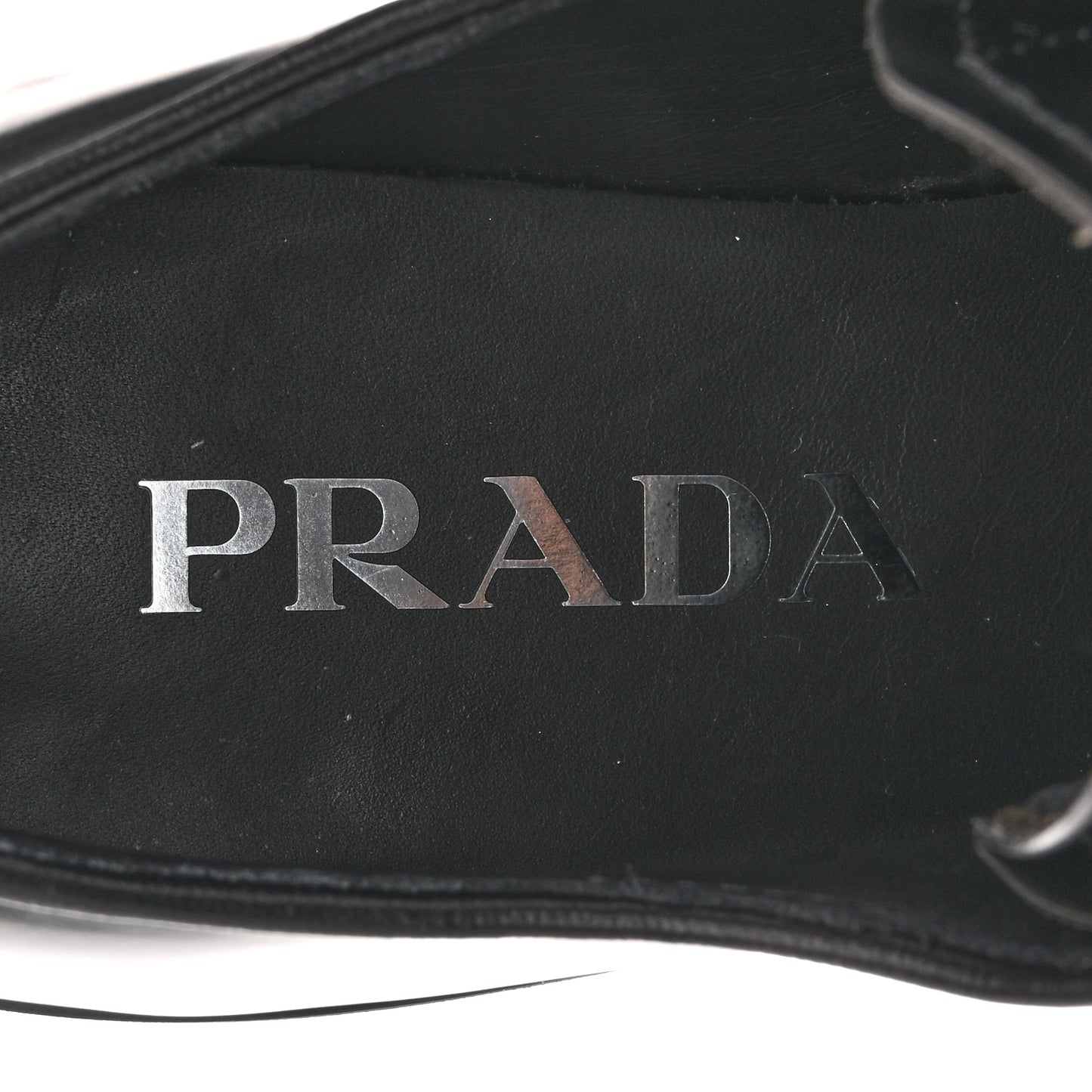 Spazzolato Rois Monolith 55mm Derby Loafers 36.5 Black White