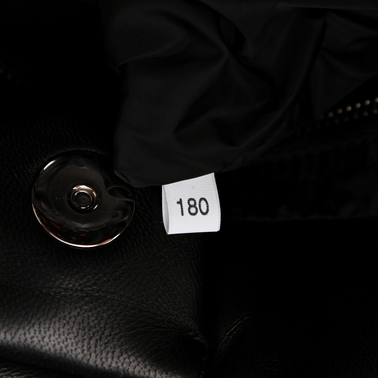 Nappa Bomber Tote Black
