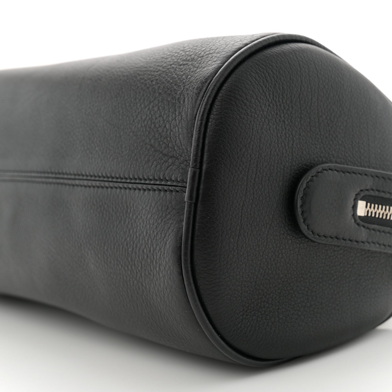 The Row Grained Saddle Calfskin Edith Bag Black 9 of 9