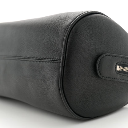 The Row Grained Saddle Calfskin Edith Bag Black 9 of 9