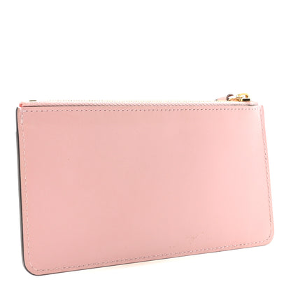 Louis Vuitton Calfskin Jeanne Wallet Zippered Insert Rose Ballerine 5 of 12