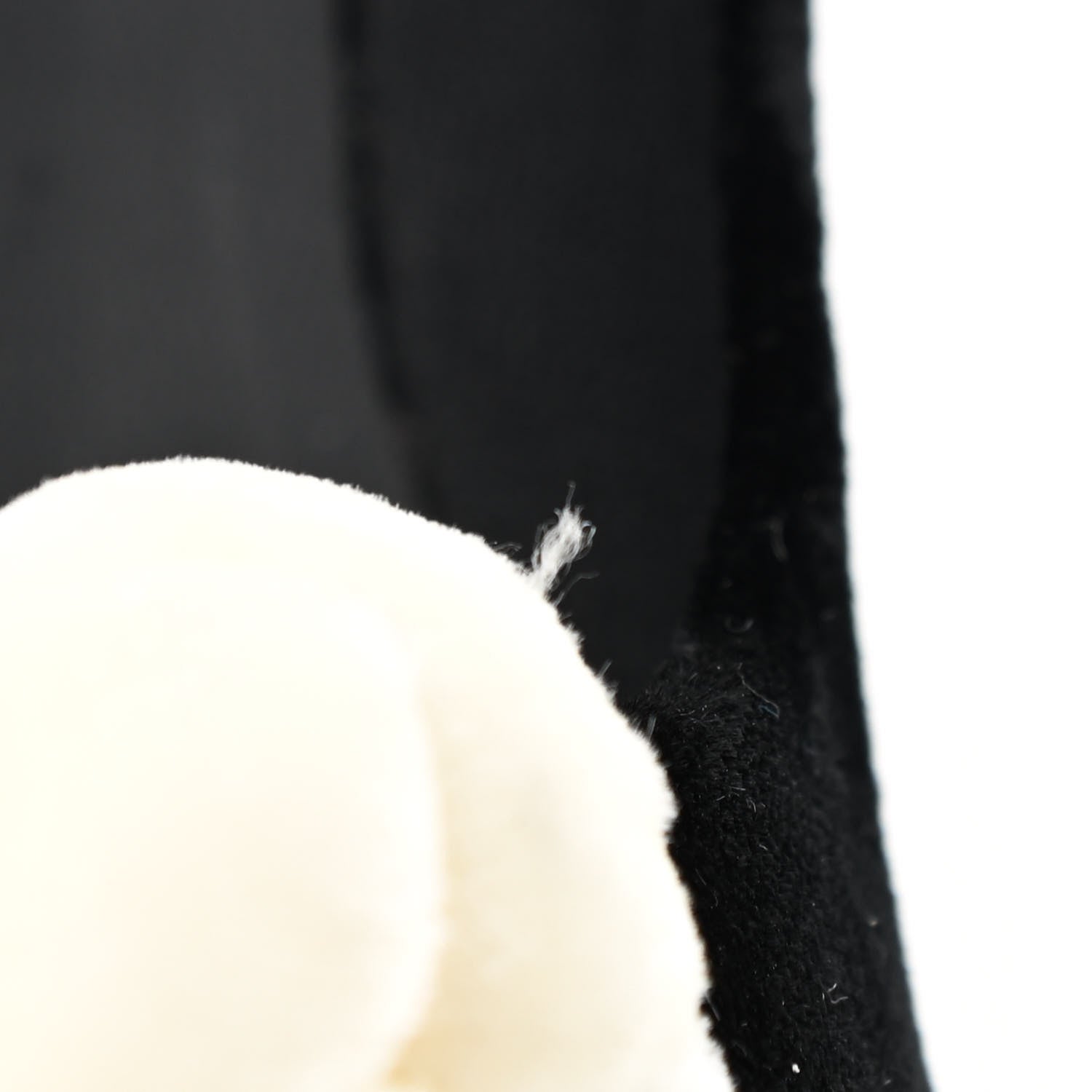Chanel Velvet Camellia Pumps 37.5 Black 9 of 10