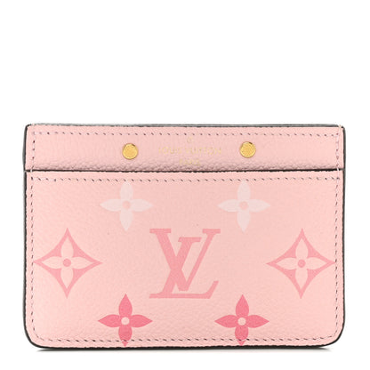 Louis Vuitton Empreinte Monogram Giant By The Pool Card Holder Bouton De Rose 1 of 7