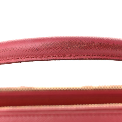 Prada Saffiano Medium Galleria Double Zip Tote Geranio 13 of 15