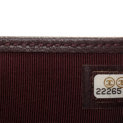 Chanel Aged Calfskin Quilted Reissue Compact Wallet Black 8 of 9