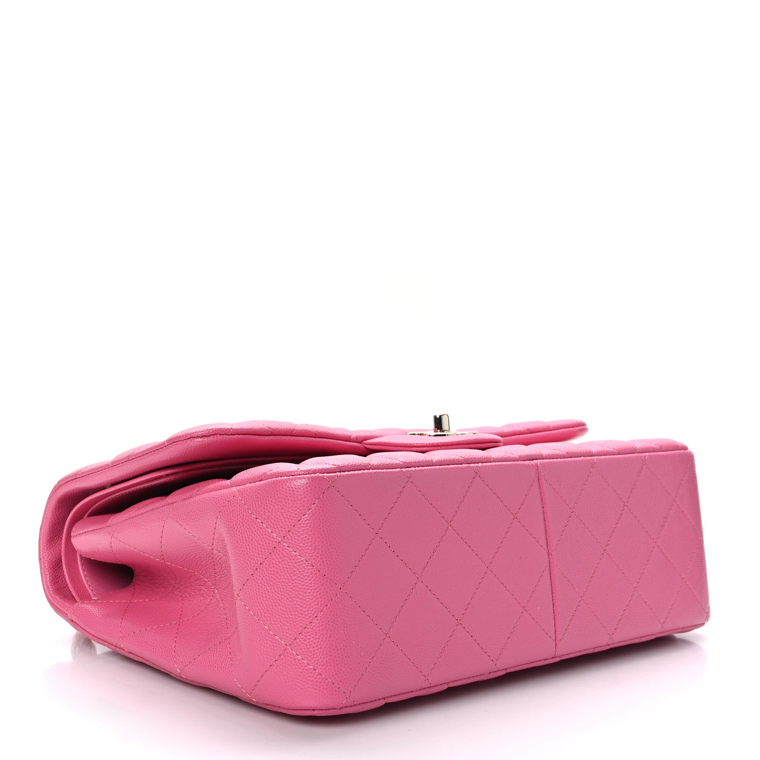 Chanel Caviar Quilted Jumbo Double Flap Pink 4 of 9