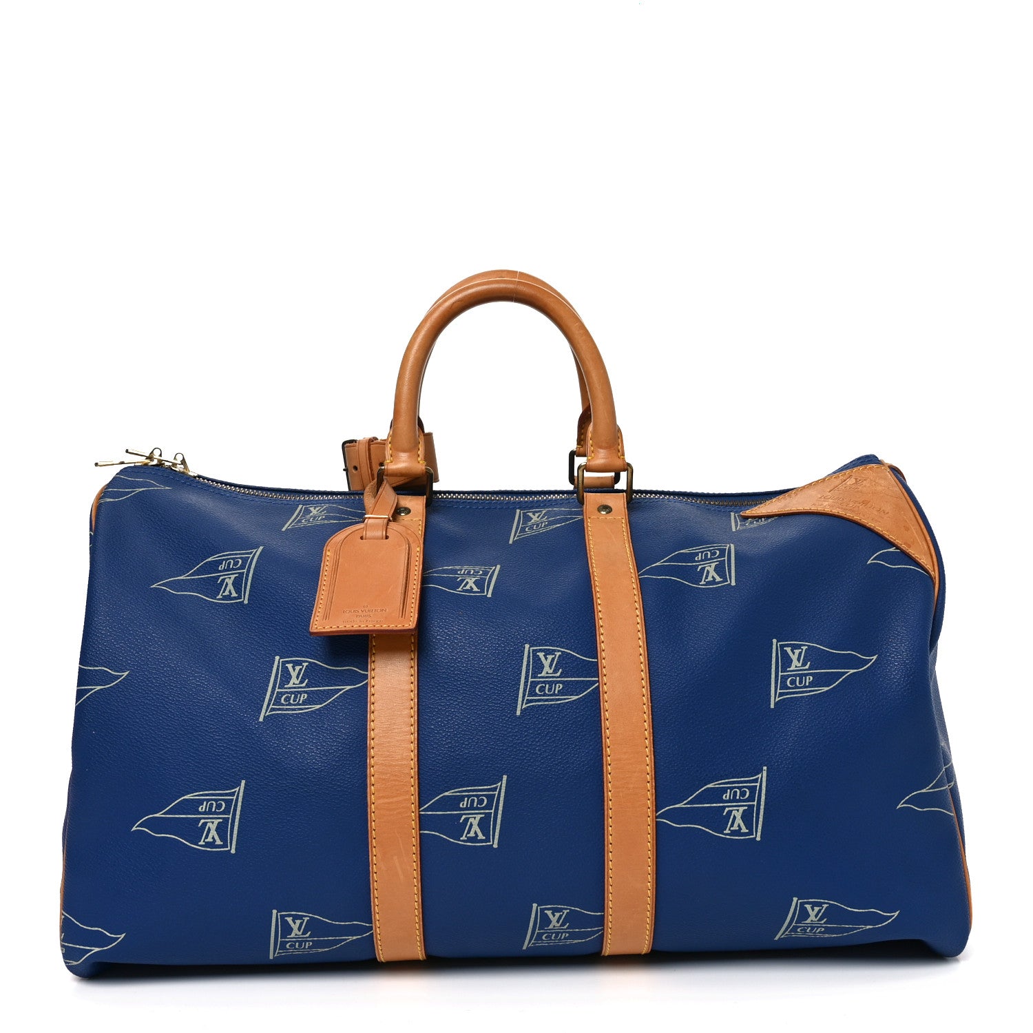 Louis Vuitton Americas Cup Keepall 45 Blue 1 of 9