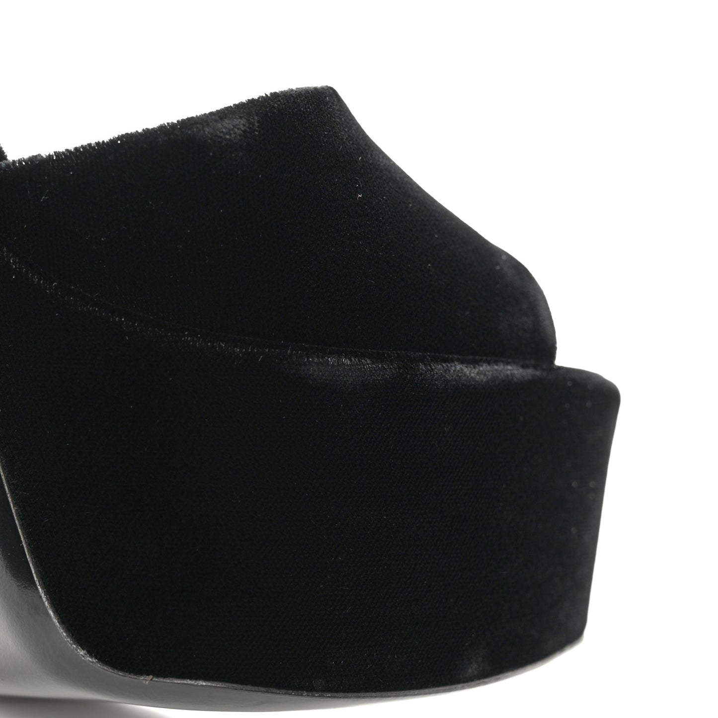 Velvet Jodie Platform Sandals 38 Black