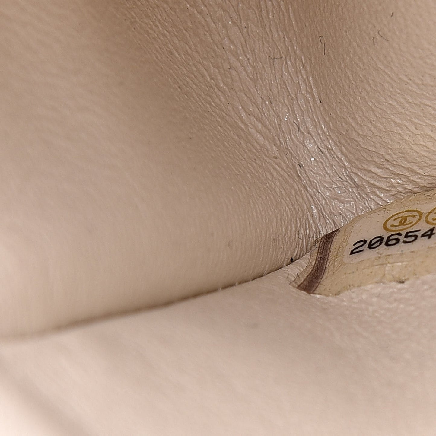 Pearly Caviar Quilted Mini Rectangular Flap White