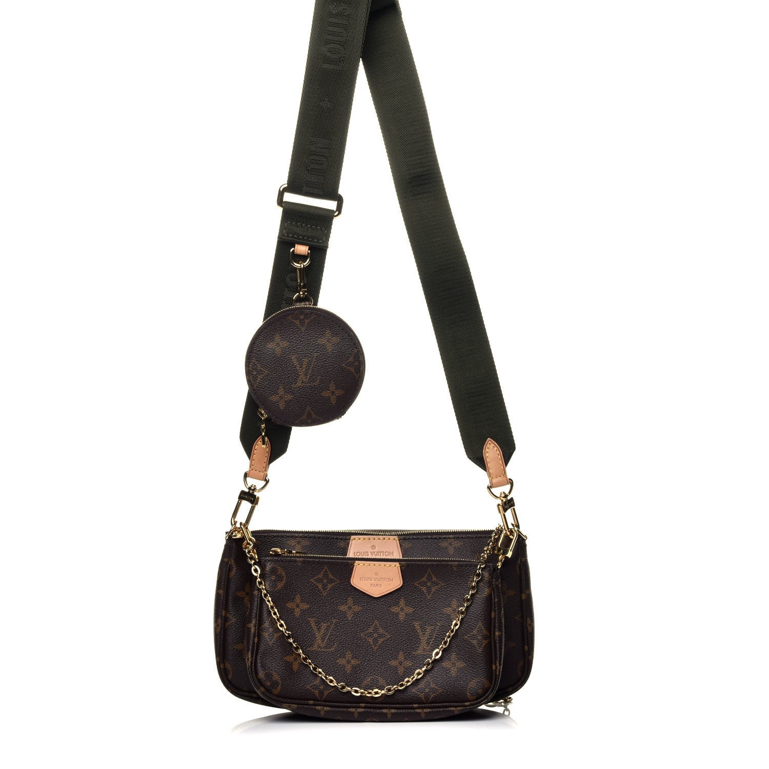 Louis Vuitton Monogram Multi Pochette Accessories Kaki 1 of 9