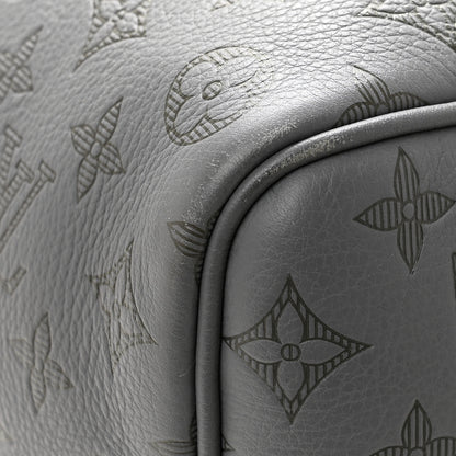 Louis Vuitton Calfskin Monogram Shadow Keepall Bandouliere 50 Anthracite gray 12 of 12