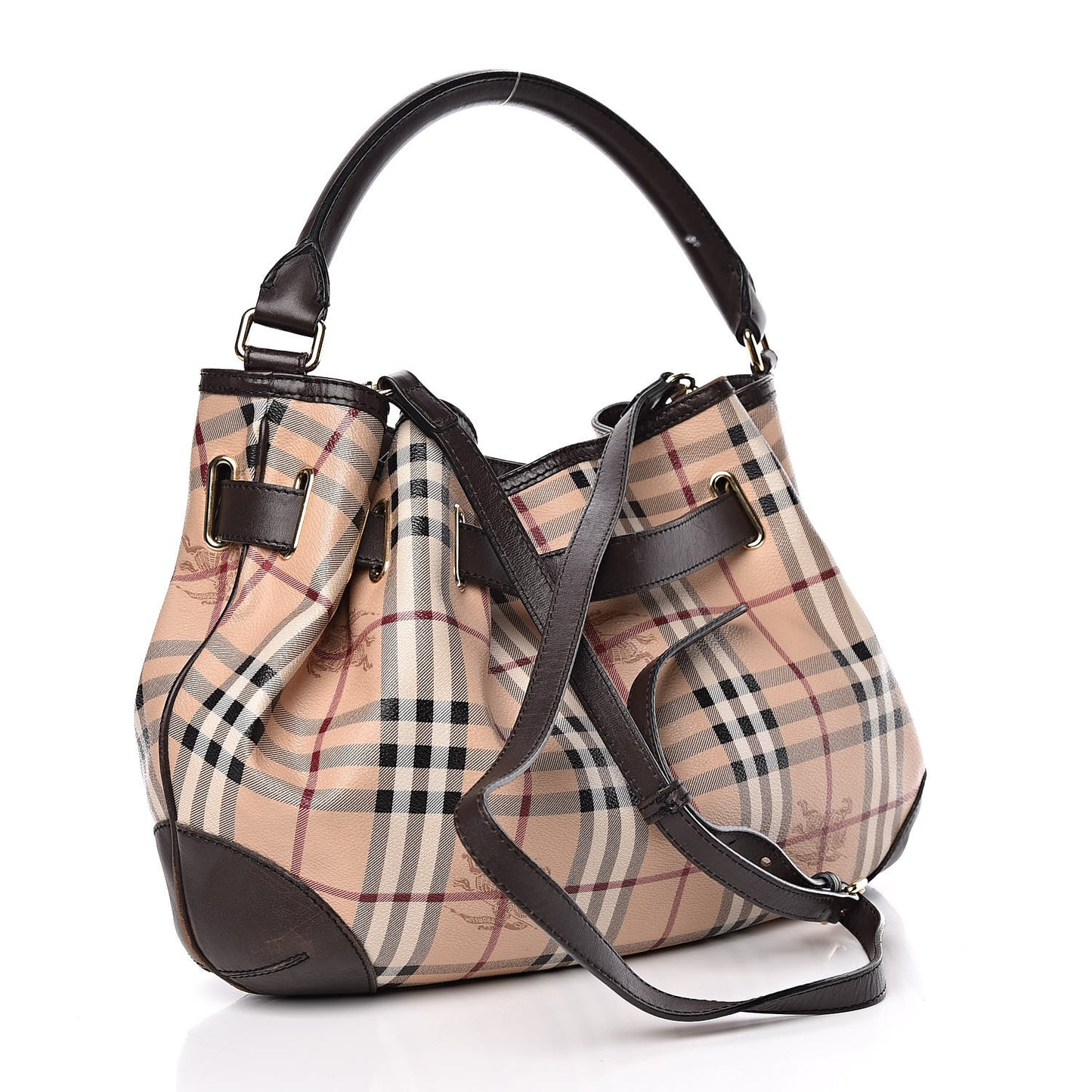 Haymarket Check Medium Willenmore Hobo Chocolate