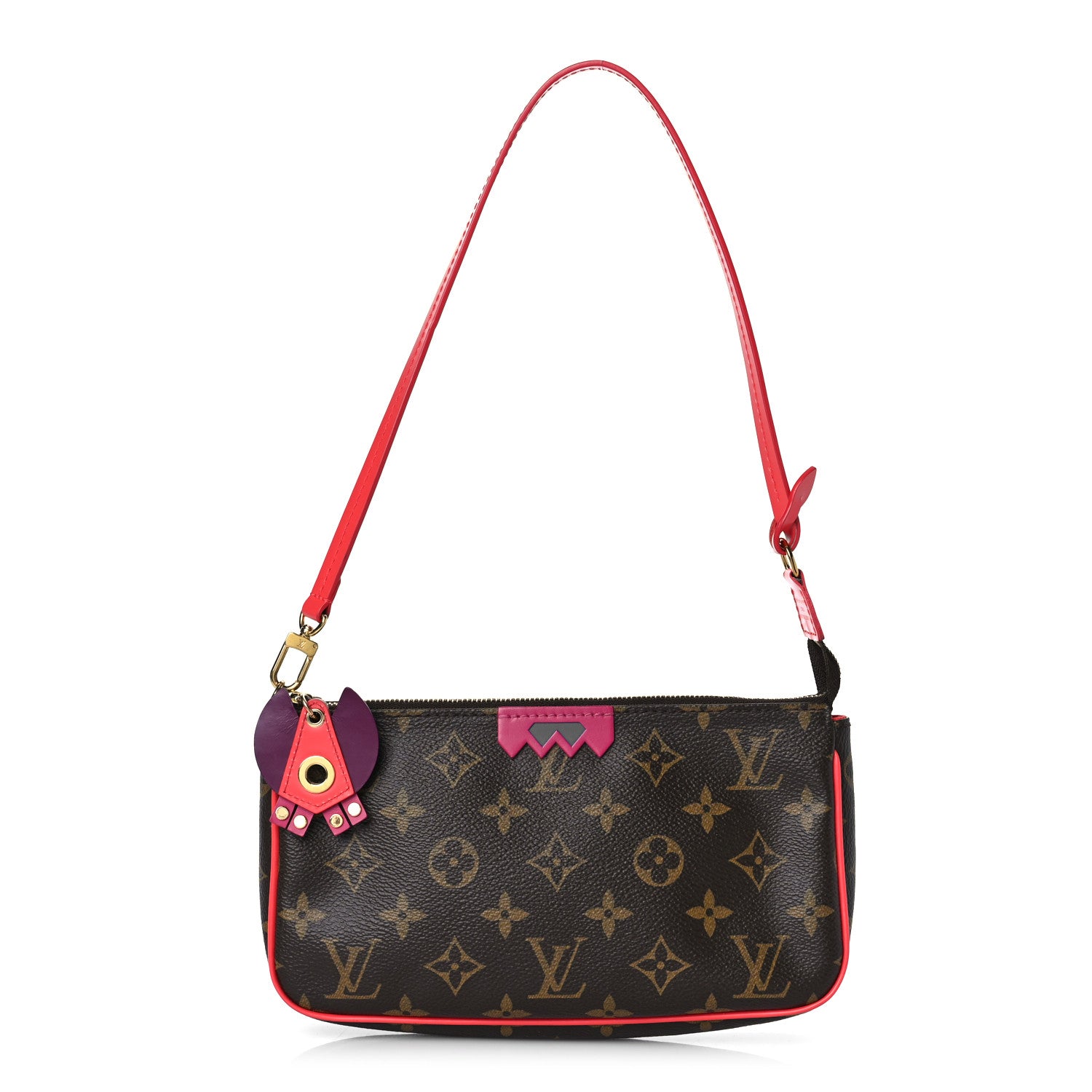 Louis Vuitton Monogram Totem Pochette Accessories Flamingo 1 of 9