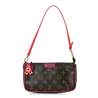 Louis Vuitton Monogram Totem Pochette Accessories Flamingo 1 of 9