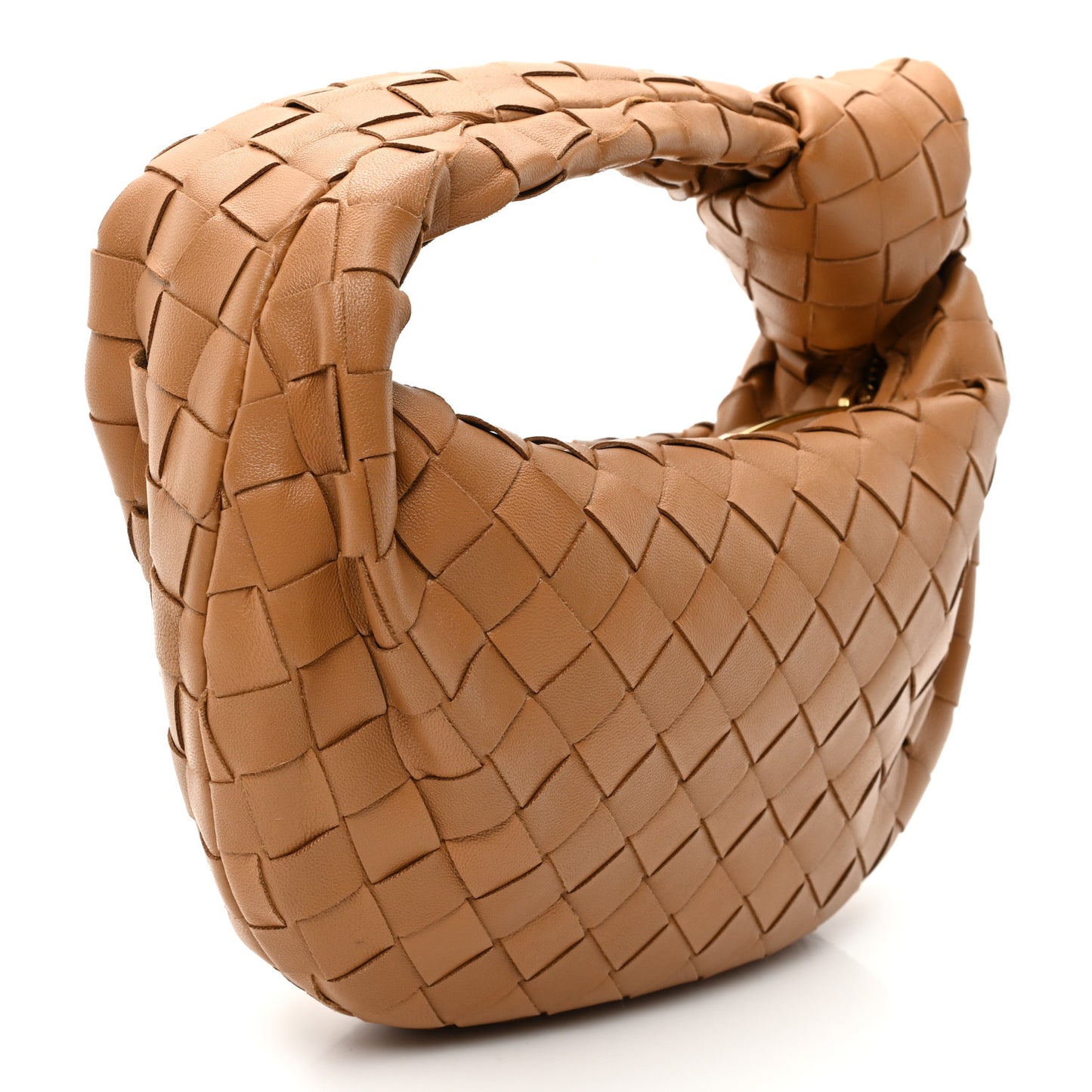 Nappa Intrecciato Mini Jodie Caramel