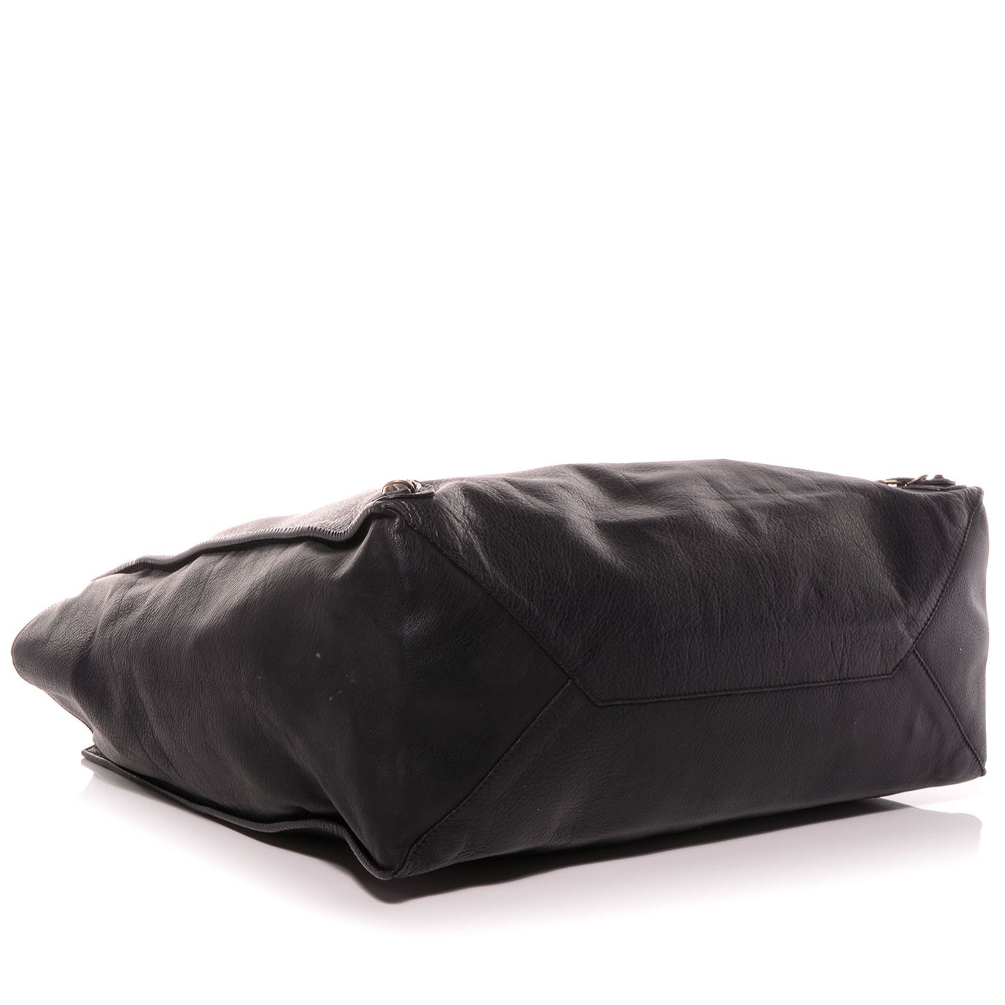 Supple Calfskin Papier A4 Tote Black