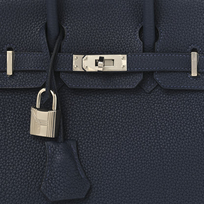 Hermes Togo Birkin 25 Bleu Nuit 8 of 12