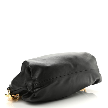 Bottega Veneta Calfskin The Pouch Chain Black 4 of 10