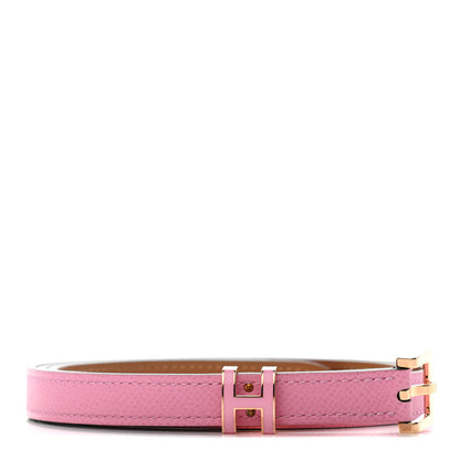 Hermes Epsom 15mm Pop H Belt 85 5P Pink 1 of 8