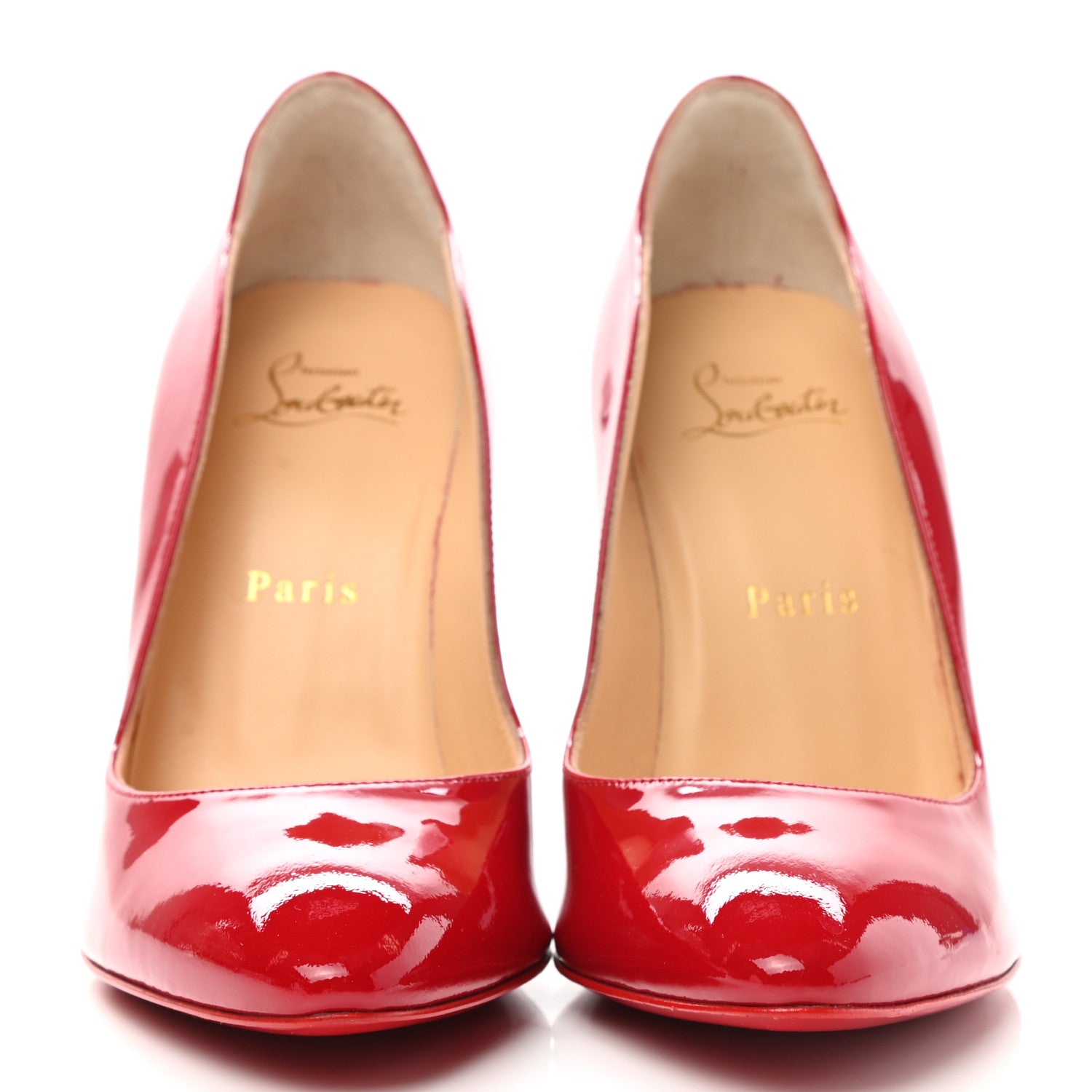 Christian Louboutin Patent Tanja 100 37 Loubi 2 of 9