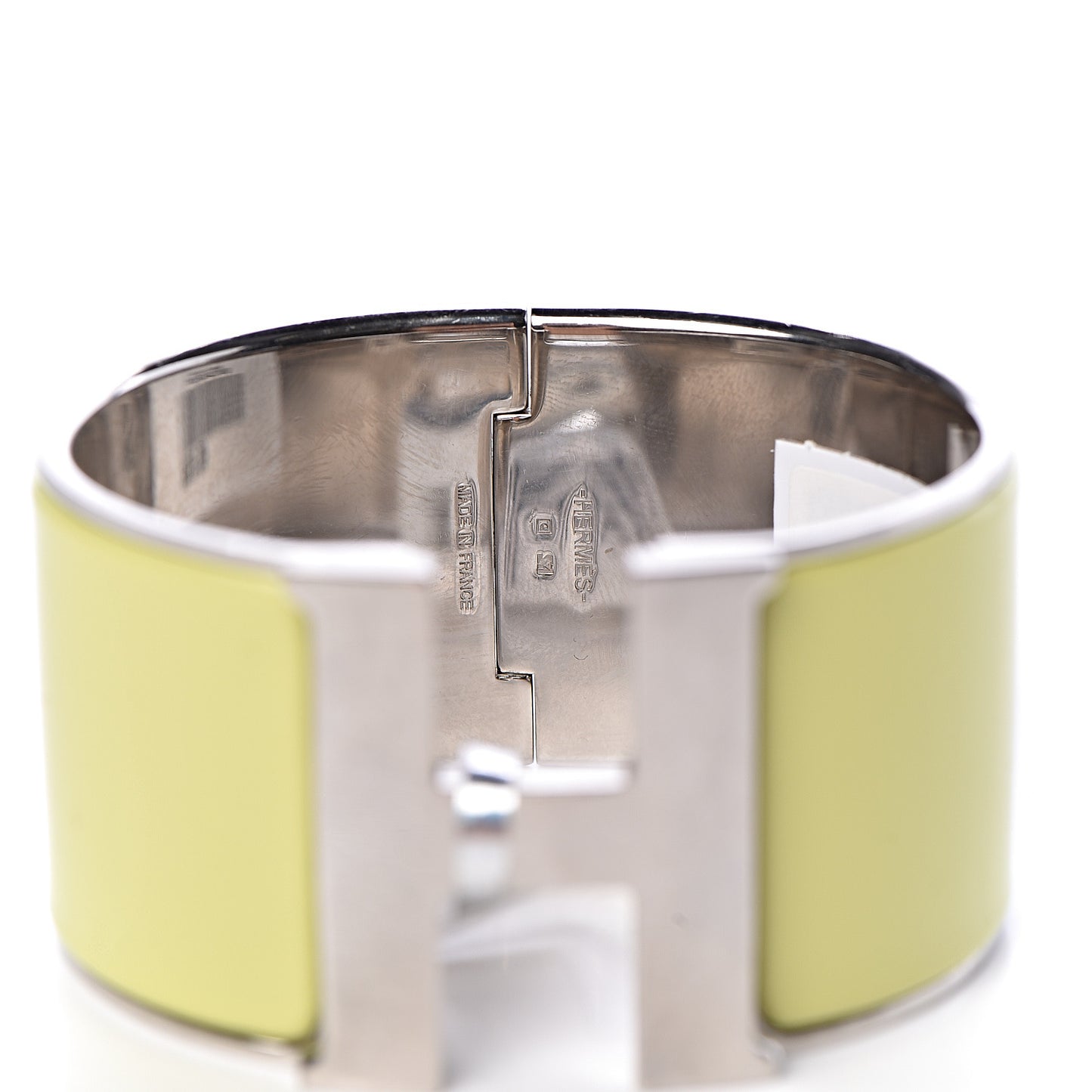 Enamel Extra Wide Clic Clac H Bracelet GM Soufre