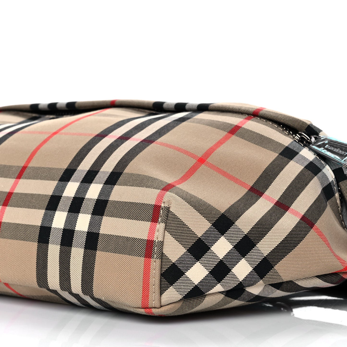 Nylon Vintage Check Sonny Bum Bag Archive Beige