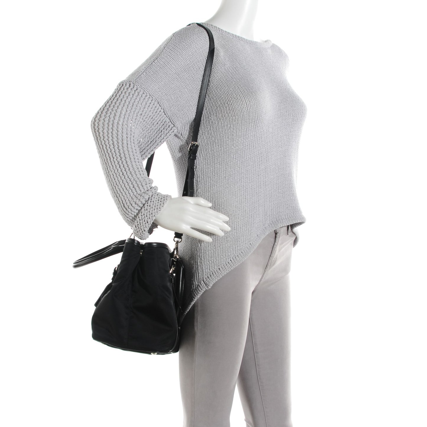 Tessuto Soft Calf Tote Nero Black