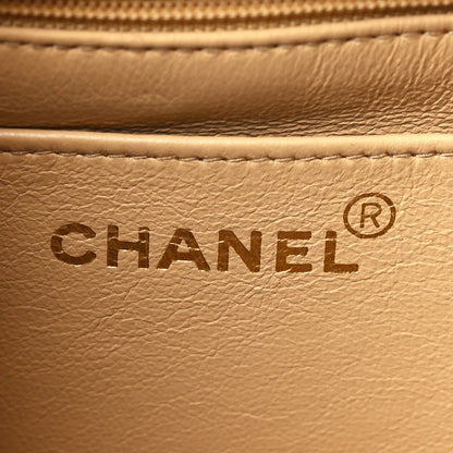 Chanel Lambskin Quilted Medium Single Flap Beige 5 of 8