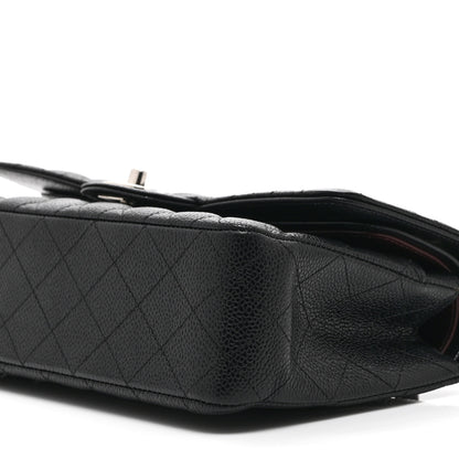 Chanel Caviar Quilted Medium Double Flap Black 10 of 10