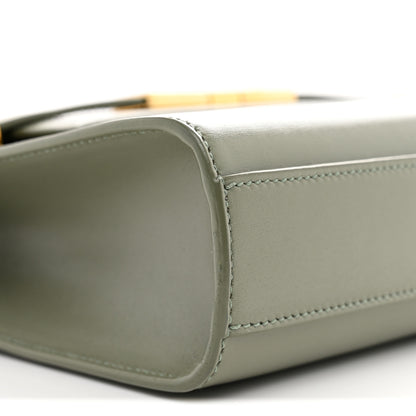 Saint Laurent Smooth Calfskin Small Manhattan Shoulder Bag Light Green 9 of 12