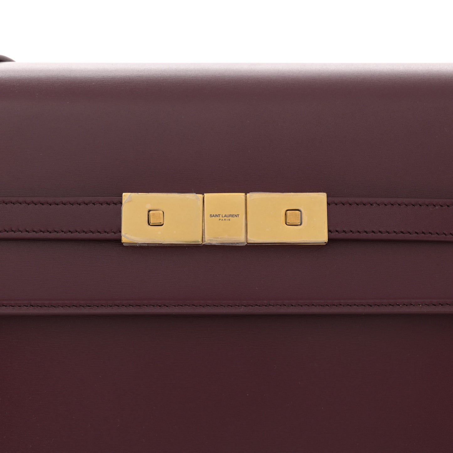 Smooth Calfskin Manhattan Shoulder Bag Rouge