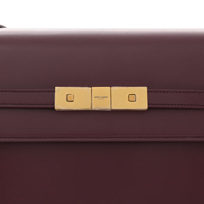 Saint Laurent Smooth Calfskin Manhattan Shoulder Bag Rouge 8 of 11