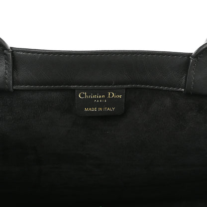 Christian Dior Calfskin Embossed Medium Book Tote Black 6 of 13