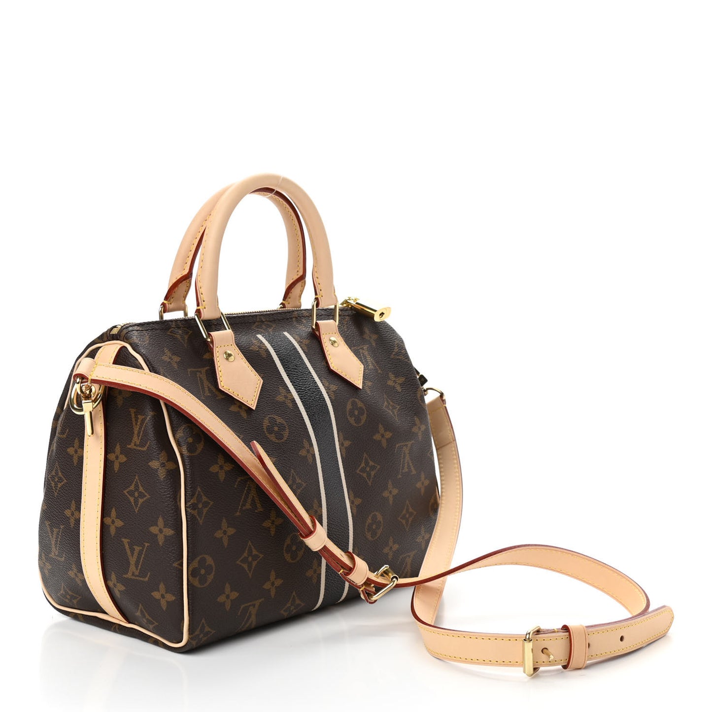 Monogram My LV Heritage Speedy Bandouliere 25 Black White