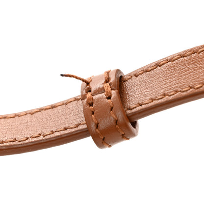 Saint Laurent Canvas Calfskin Mini Classic Monogram Cassandra Top Handle Tan Natural 10 of 11