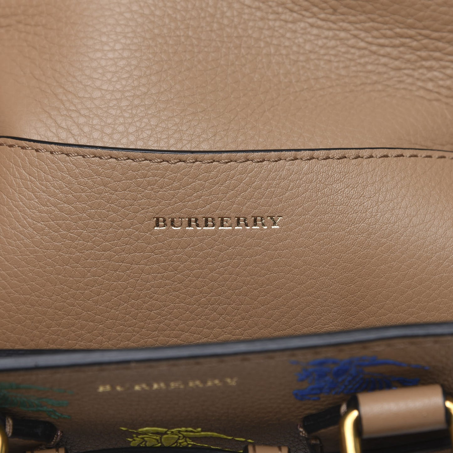Grained Calfskin EKD Baby Belt Bag Light Camel