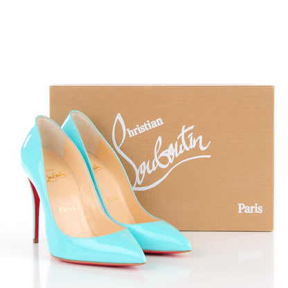 Christian Louboutin Patent Pigalle Follies 100 Pumps 36.5 Opaline 8 of 8