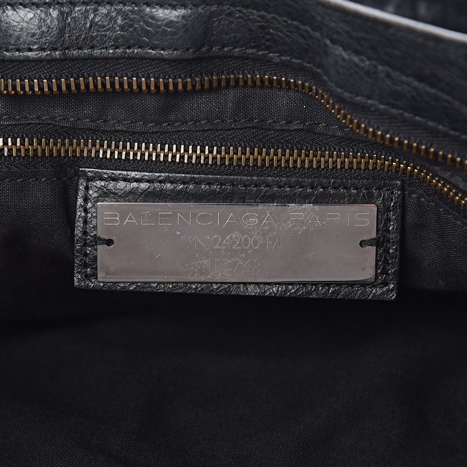 Balenciaga Agneau Classic Hardware City Black 6 of 12