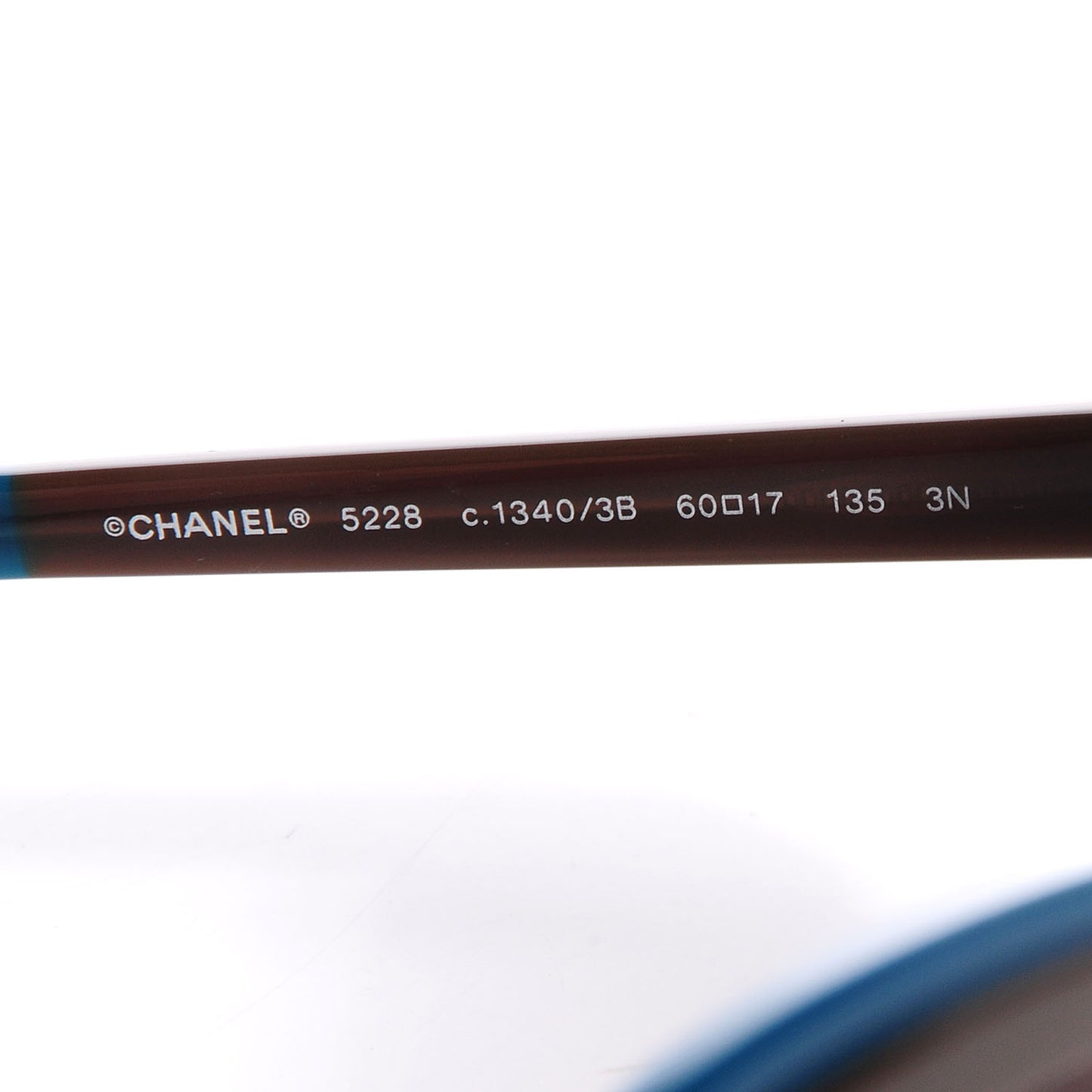 Bi-Color CC Sunglasses 5228 Blue Brown