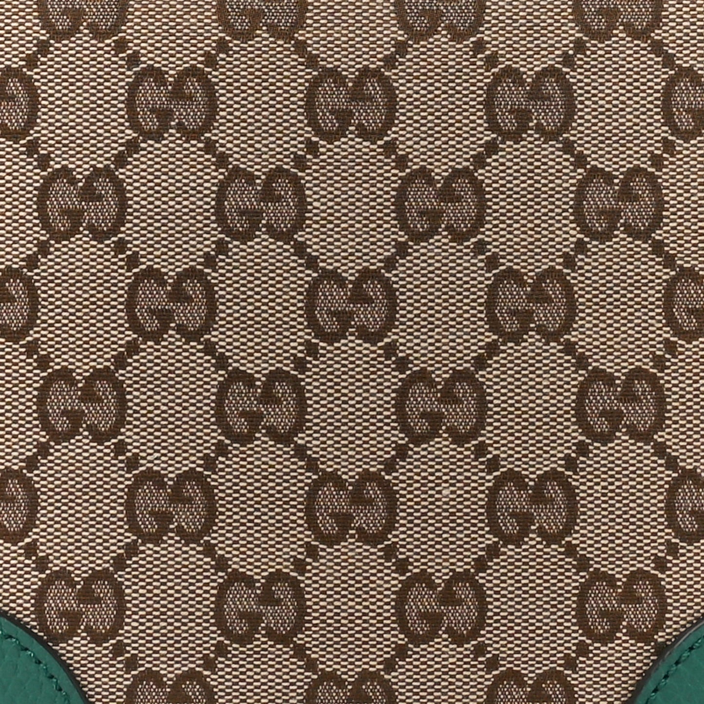 Monogram Dollar Calfskin Mini Bree Messenger Bag Beige Ebony Emerald