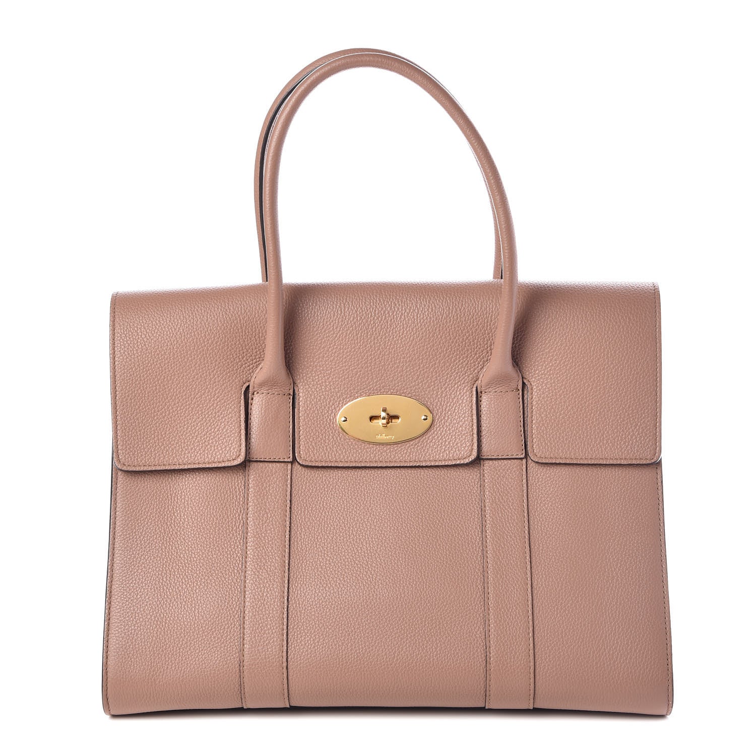 Mulberry Natural Grain Calfskin New Bayswater Blush 1 of 10