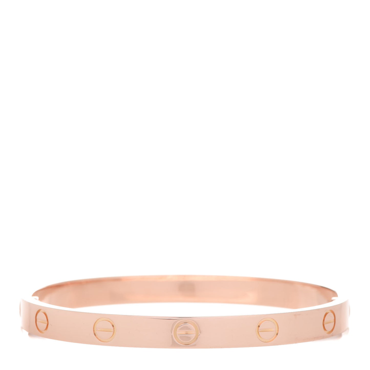 18K Pink Gold LOVE Bracelet 17
